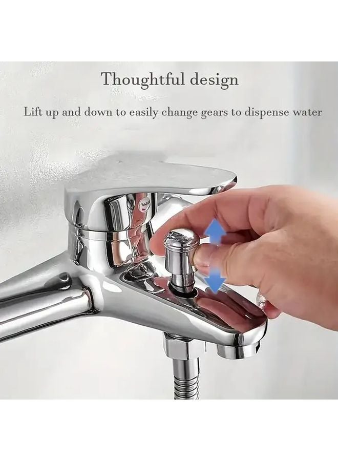 Modern Single Handle Shower Bathtub Faucet Wall Mounted Mixer Tap Temperature Control Plating Color Finish Easy Installation - Image 4
